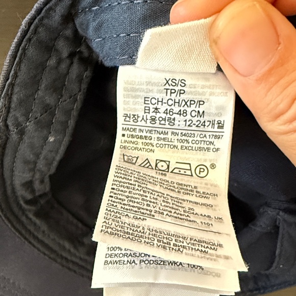 GAP Kids Dark Blue Logo Cap - Picture 4 of 4